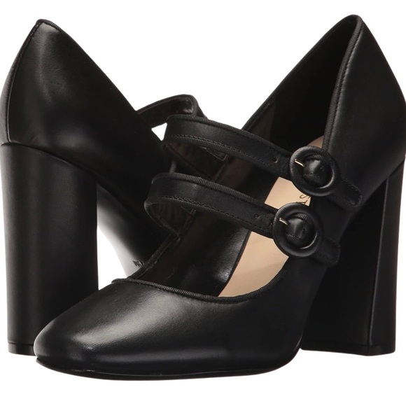 Nine West Dabney leather pump, new with box, 6 1/2, 3.5 inch heel. - Picture 1 of 8